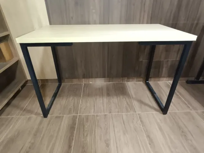 Mesas reta sem gaveta 120x60 sem gaveta pé industrial