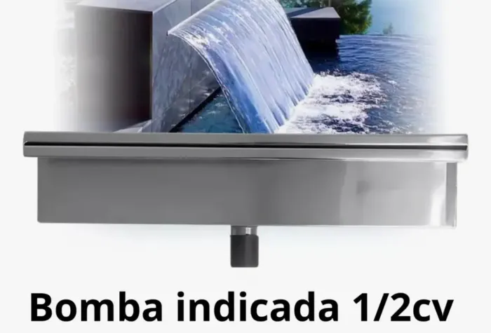 Vendo cascata de água para piscina
