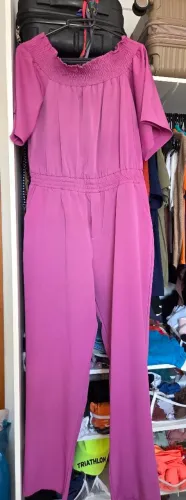 Macacão rosa seco