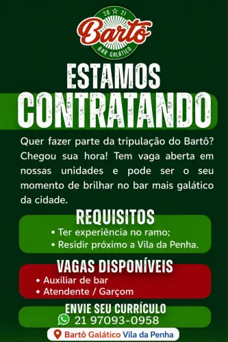 Vaga para trabalho