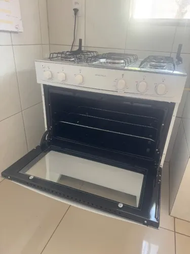 Fogão Mônaco Plus 5 Bocas Automático Atlas Branco - Semi Novo