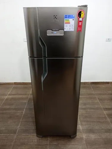 Geladeira inox Electrolux Frost free 310 litros 110v 