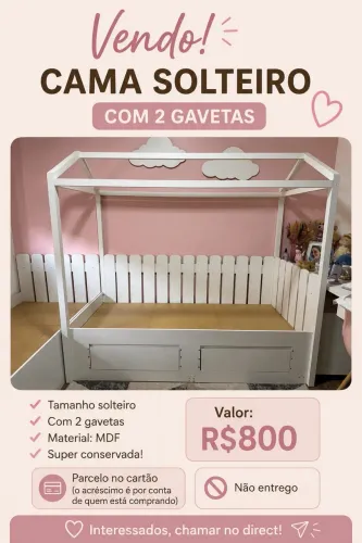 cama de solteiro 