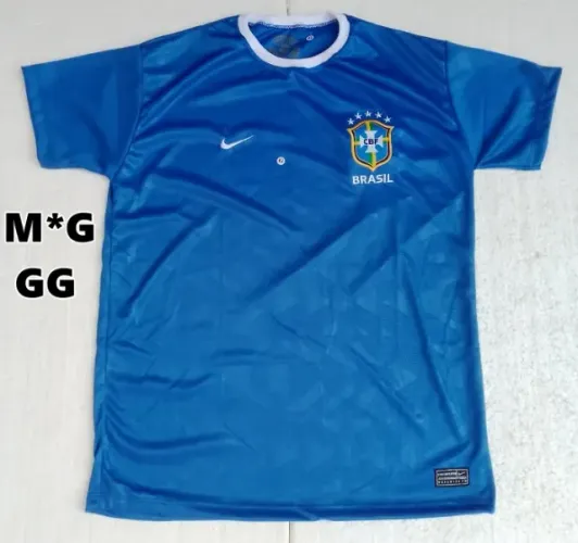 camisa futebol brasil dry fit premium estampa digital