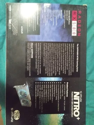 SAPPHIRE RX 580 NITRO+ LIMITES EDITION 8GB