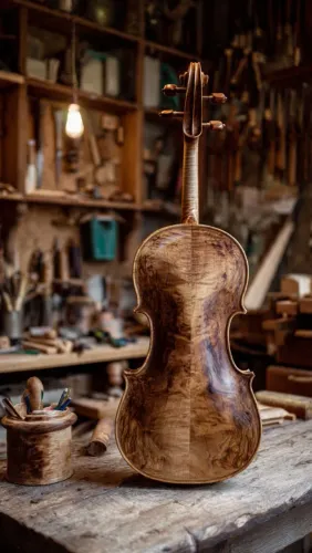 Conserto ee instrumentos musicais de cordas.