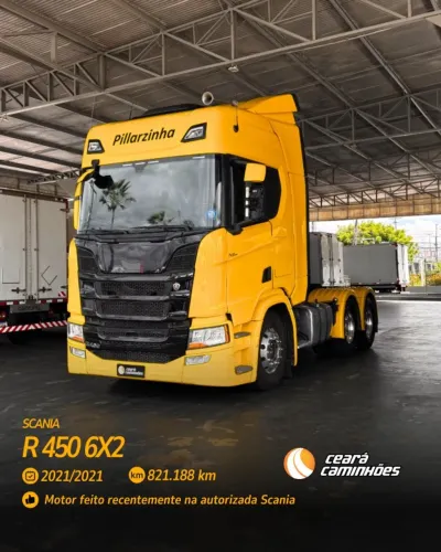 SCANIA R 450 6X2 (MOTOR FEITO)