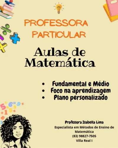 Professora Particular de Matemática