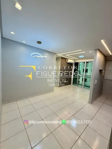 ALUGO NO ESTILO GOLF | NOVO ALEIXO | 2 QUARTOS 1 SUÍTE | 6º ANDAR | CLIMATIZADO | NOVO