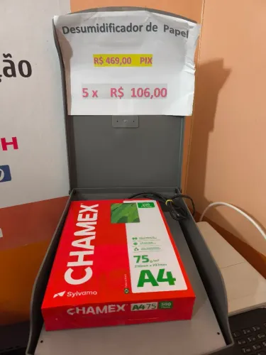 Desumidificador de papel Estufa Nova papel 500 folhas