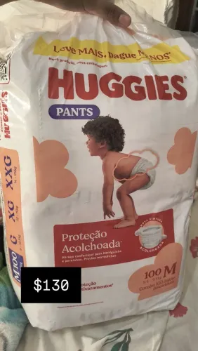 Fralda descartável Huggies