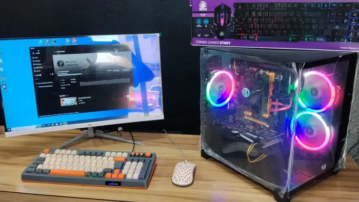 Pc Game Completo i7 16GB DDR4 Monitor 24.5 PL 180Hz Garantia e Nota 