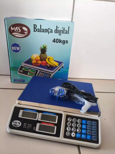 Balança 40 kg comercial e visor duplo