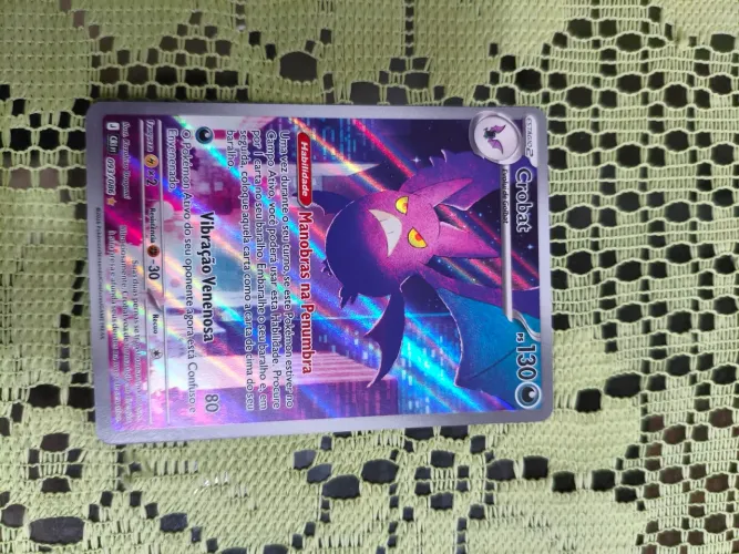 Carta Pókemon Crobat (093/086) ilustração rara