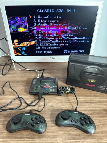 Mega drive Classic 228 jogos 