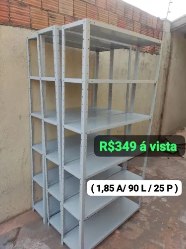 Prateleira de Aço 6 Bandejas Nova Entrega Grátis 