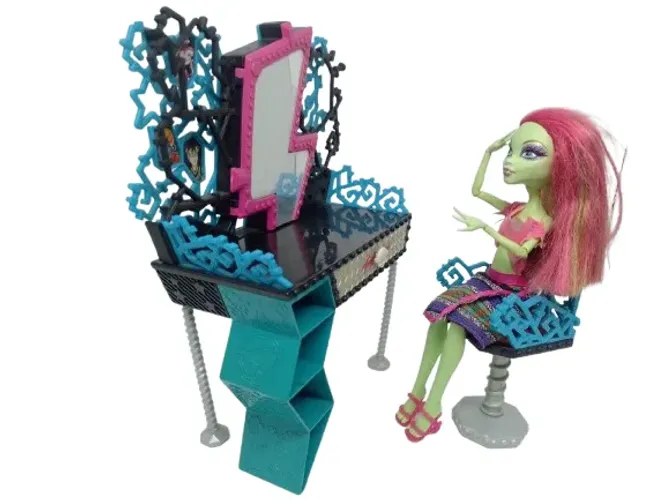Penteadeira Frankie Stein Monster High Original Mattel 2012
