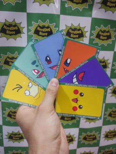 Adesivo Película para Cartão - Pokemon Pikachu Squirtle Charmander Skin card NerdDog Store