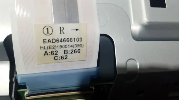 TV LG PAR CABO FLAT LVDS EAD65611703 LG 43UQ7500PSF