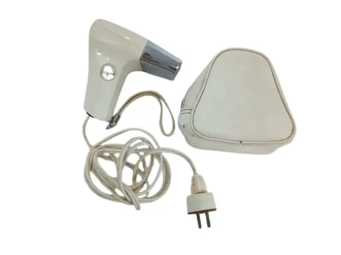 MINI SECADOR VINTAGE PORTATIL VINTAGE COM BOLSA - PARA MANUTENÇÃO OU RETIRADA DE PEÇAS
