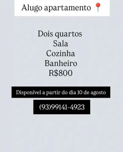 Alugo apartamento