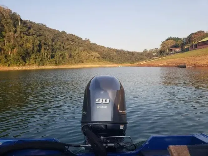 Yamaha 90hp Comando Cinza - Motores de Popa