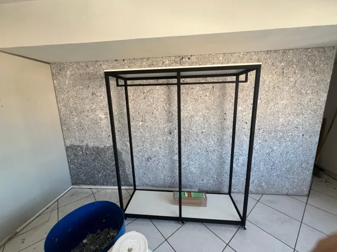 Arara cabideiro Metalon Mdf 