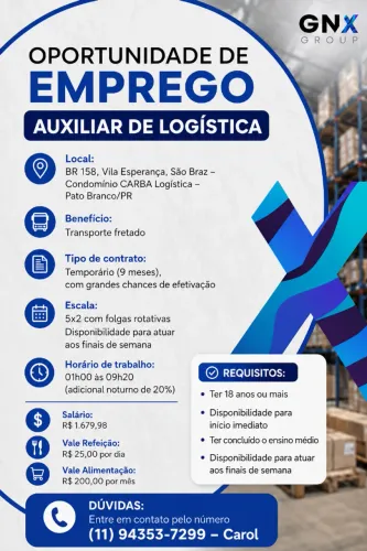 AUXILIAR DE LOGÍSTICA
