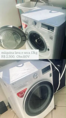 Vendo lava e seca