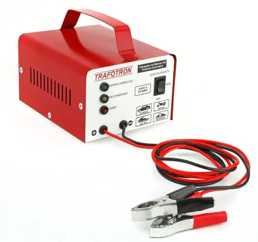 Carregador bateria veicular trafotron 12v 300a