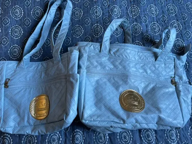 KIT 2 BOLSAS MATERNIDADE AZUL CLARO 60,00