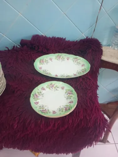 Jogo porcelana anos 60 + calice