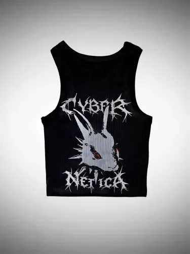 cropped Punk Bunny