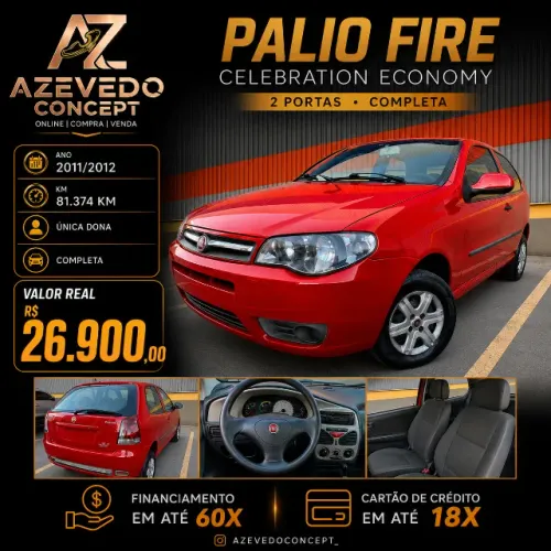Fiat Palio 1.0 Cel. Econ./italia F.flex 8V 4P 2012