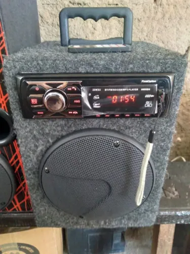 som residencial bob radio Mp3 bluetooth Usb Sd Fm Controle Remoto 1100w rms alto ? novos