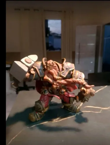 boneco do worlrd of Warcraft magni bronzebeard