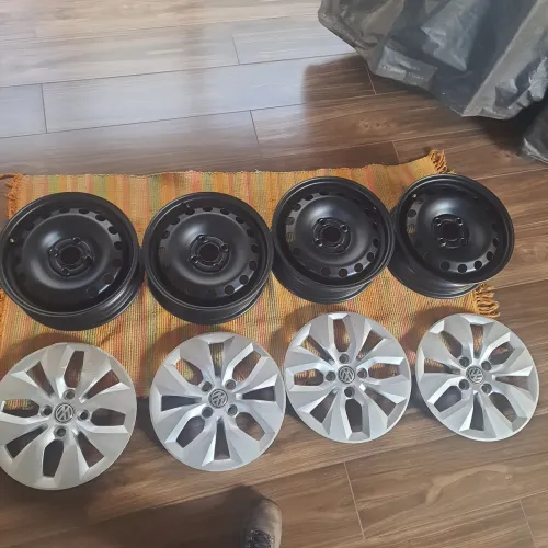 Roda 14 4 furos original gol g6 e calotas
