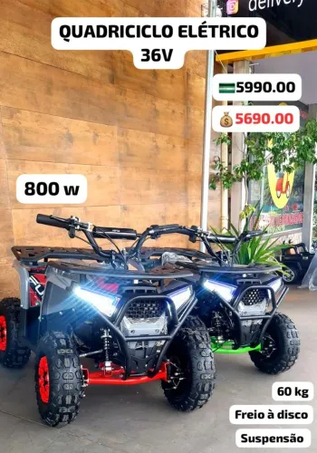 Quadriciclo 36V 800 w 3 velocidades