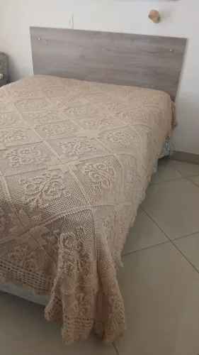 COLCHA LUXO CROCHE EM LINHA