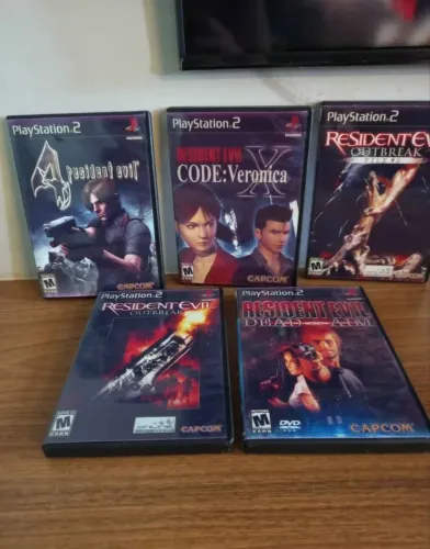 Coleção resident evil PS2