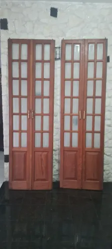 Porta camarão madeira com vidro