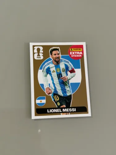 Figurinha Legend Messi Ouro Copa do Mundo