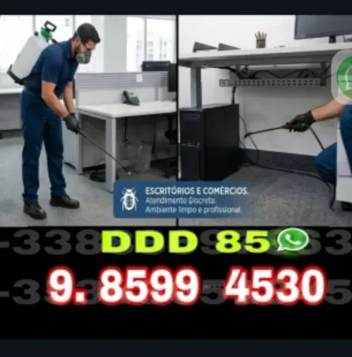 Dedetização Controle de Pragas Residenciais e Comerciais