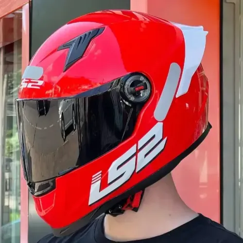 Capacete Ls2 Ff358 Classic S Vermelho 56/58/60  PROMOÇAO 
