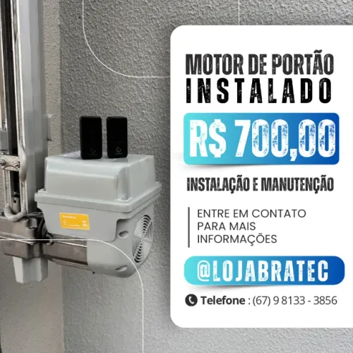 Motor de portão eletrônico de 8 segundos