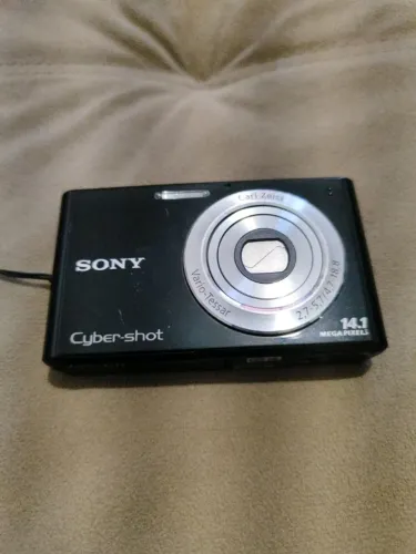 câmera sony cyber-shot dsc-w330 preta 14.1mp