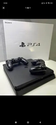 PS4 DOIS CONTROLES, ACOMPANHADO DE DOIS JOGOS GTA 5, E FORTNITE
