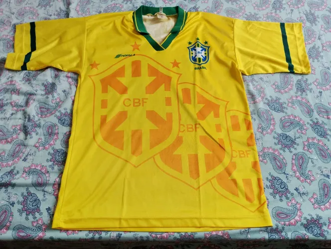 Camisa Seleção Brasil Retro 1994 I Amarela