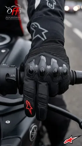 Luva Alpinestars Estrada Premium 100% impermeável