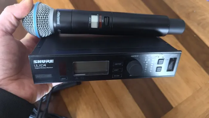 Microfone Shure Profissional Original ULXD24 Beta 58a J50 Homologado ANATEL